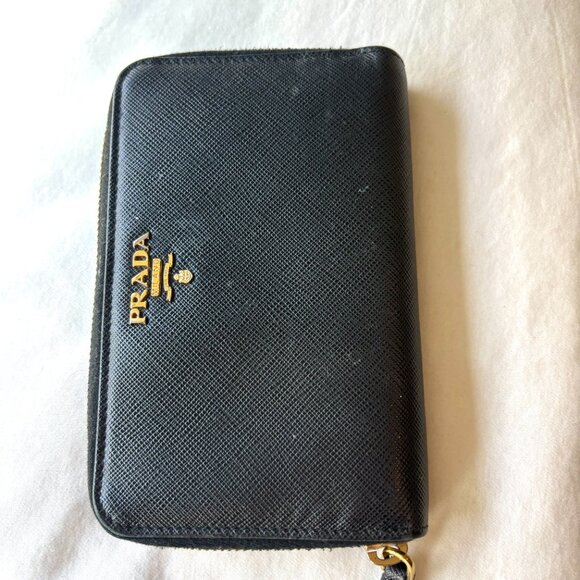 Prada Saffiano Metal Leather Wallet - Picture 3 of 7